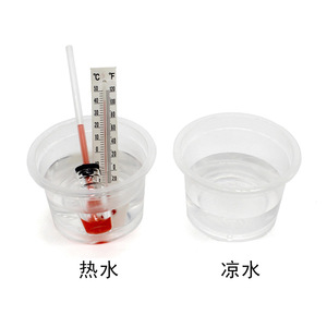 Kit de experimentos científicos, medidor de temperatura, juguete educativo DIY para niños, Manual de plástico sin batería, forma geométrica, Unisex, 4-6 años - Product Image 4