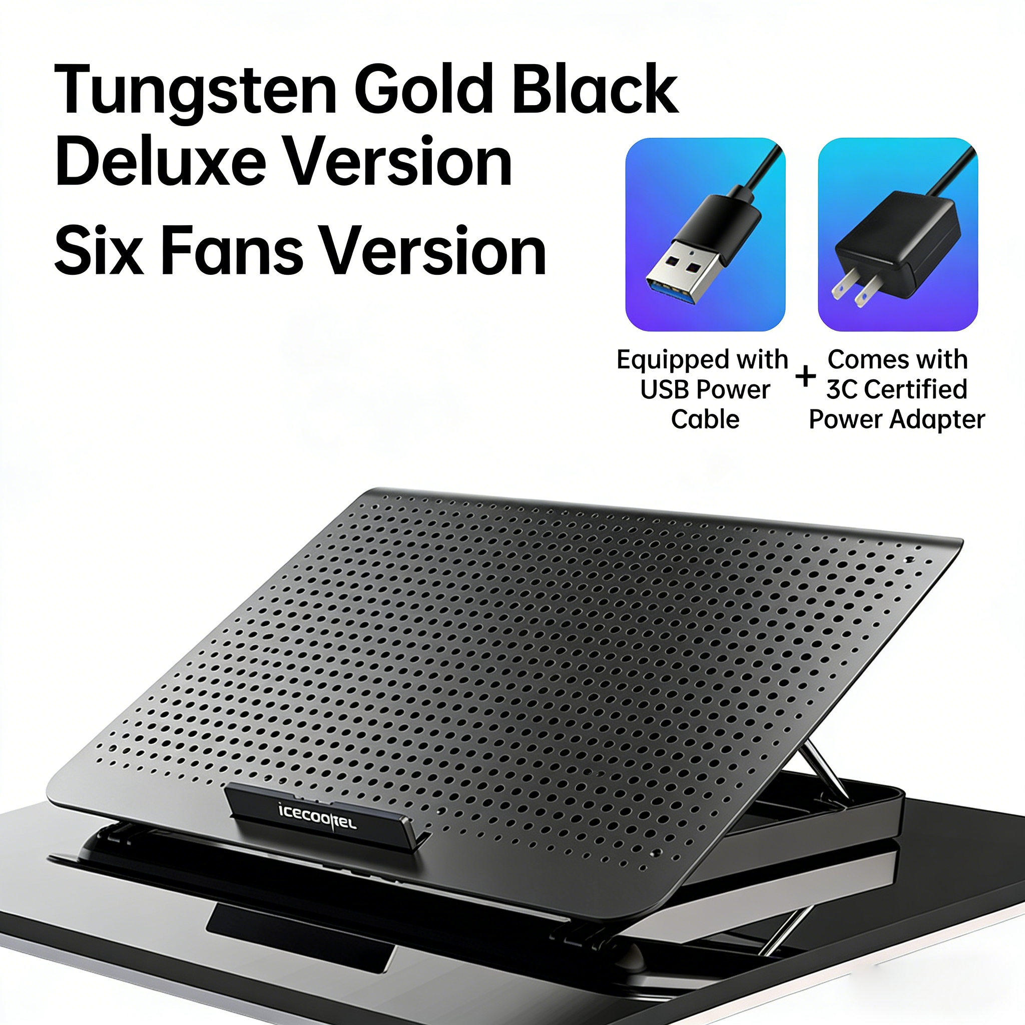 A19 Tungsten Black 6-Fan Premium Power Supply