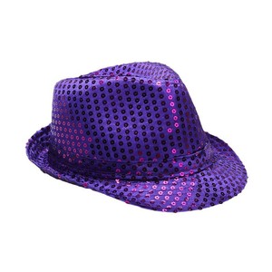 Yetişkin Çocuk Yaz Karakteri Sihir Gösterisi Şapkası Gümüş Pullu Caz Sahnesi için Günlük Kullanım İçin Evrensel Moda Şapka - Product Image 5