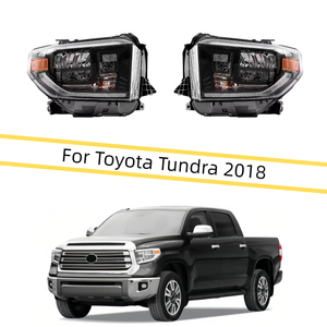 ไฟหน้ารถยนต์ LED สำหรับ Toyota <span class=keywords><strong>Tundra</strong></span> <span class=keywords><strong>2018</strong></span> ชุดไฟหน้าด้านหน้า 12V อะไหล่ตกแต่งรถยนต์ - Product Image 1