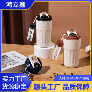 Smart Temperature Display 316 Stainless Steel Coffee Mug Portable Travel Cup With Digital Screen For Office And Car Use - Product Image 5
