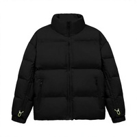 Veste d'hiver pour homme, imperméable, en duvet, avec poche zippée, cordon de serrage, logo personnalisé, vêtements décontractés pour l'extérieur