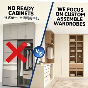 Armario de Dormitorio con Solución de Almacenamiento Integrada, Diseño Moderno y Minimalista, Cajones Adicionales, Suministro de Fábrica - Product Image 6