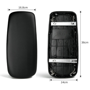 Coussin de siège arrière de vélo, épais, noir, confortable, housse de selle de vélo de montagne - Product Image 2