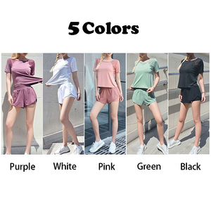 TONGYANG, conjunto de 2 uds., <span class=keywords><strong>traje</strong></span> de <span class=keywords><strong>Yoga</strong></span> para <span class=keywords><strong>mujer</strong></span>, ropa deportiva, ropa deportiva para entrenamiento femenino, ropa deportiva, <span class=keywords><strong>traje</strong></span> de <span class=keywords><strong>Yoga</strong></span> para correr Atlético - Product Image 5