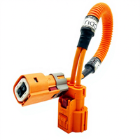Câble d'extension carré EV25mm orange haute tension DC-DC pour faisceau de câbles automobile pour véhicules à énergie nouvelle