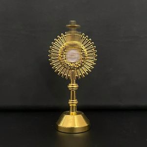 Enamel Zinc Alloy Sunflower Desktop Ornament Holy Light Design <b>Table</b> Decor for Home Office Living Room <b>Decoration</b> - Product Image 5