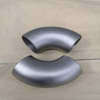 Codo de Tubería Sanitario de Acero Inoxidable SS304 SS316L Pulido de Grado Alimenticio, Mecanizado CNC de Precisión, Calidad Premium, Curva en U de 180 Grados y Radio Largo