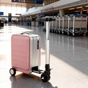 Valigia Smart da 20 Pollici con Asta in Lega di Alluminio Rinforzata, Antiurto e Resistente alle Cadute, Trolley da Viaggio Durevole - Product Image 5