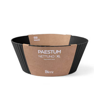 ชามสลัดพลาสติก30ซม. สำหรับอาหารจานด่วน30ซม. ทำจากโพลีโพรพิลีนสีดำด้านทนทานสไตล์อเมริกัน - Product Image 3