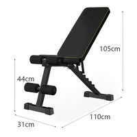 GOREGAIN Banc de musculation pliant en acier au carbone, qualité professionnelle, pour haltères, chaise de fitness, banc de supination, banc de presse, banc de presse à plumes