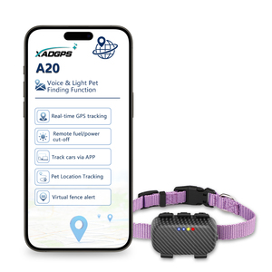 Traceur GPS compact A20 4G+2G sans fil 1500mAh étanche IP68 avec garantie 1 an, design portable et autonomie ultra-longue pour animaux de compagnie - Product Image 1