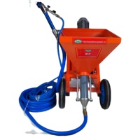 Nouvelle machine électrique de construction pour le plâtrage du ciment, mélangeur haute efficacité, machine à projeter du mortier avec moteur de 3,8 kW