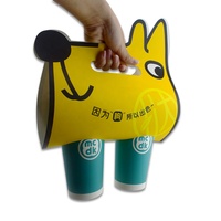Contenant écologique en carton pour boissons de restaurant, 96 oz (1L), avec support pour gobelet, pour café, thé, lait, à emporter, avec robinet