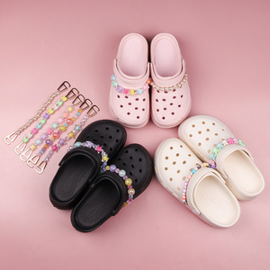 Nouvelle vente sabot chaussures chaînes diamant chaînes mignon coloré enfants <span class=keywords><strong>adulte</strong></span> sabot sandales accessoires décorations chaussures chaînes chaussures breloques - Product Image 4