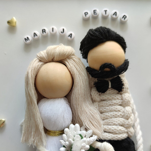 Hermoso producto Corona Esquina DIY Muñeca Diseño Historia para evento de boda de hotel - Product Image 6