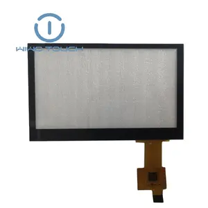Personalizada de fábrica AG superficie táctil capacitiva panel 4,3 inch pantalla táctil kit de panel para monitor lcd