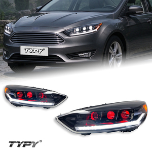 Kit d'amélioration des phares TYPY pour Ford Focus 2015-2018 avec lentilles laser, feux de jour à LED et clignotants séquentiels - Product Image 1
