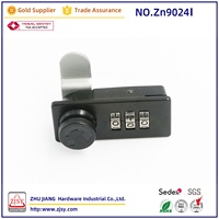 Serrure de casier de rangement de salle de sport en alliage de zinc durable Zn9024I avec mot de passe à 3 chiffres et 3 clés