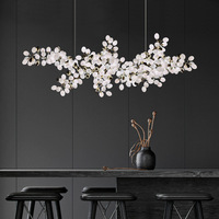 Lampe suspendue en verre en forme de grappe, luminaire moderne pour banquet, hall d'hôtel, villa, produit de décoration, lustre personnalisé