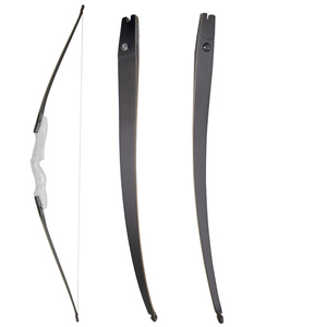 Arc Recourbé TOPARCHERY ILF 62 Pouces 25-60 Lbs Pour Droitier – Vert Et Marron