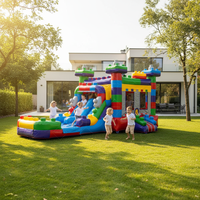 Nouveau design de château gonflable pour enfants et adultes, combo de trampoline gonflable en PVC avec toboggan pour fête