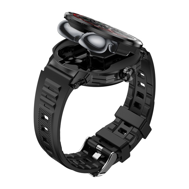 HD11 Smart Watch Built-in Earphone for Calling Heart Rate Blood Pressure Monitor Sleep Tracking NFC IP67 Waterproof Unisex