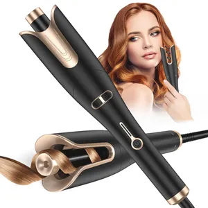 Fábrica Original Portátil Aquecimento Rápido Personalizado Ferramenta Styler Cabelo Cabelo Rotating Curling Roller Wand Wire Automatic Hair Curlers