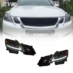 Car Headlights Headlamp Modified LED DRL Head Lamp Head Light with Original Car AFS function For Lexus GS350 2004-2011