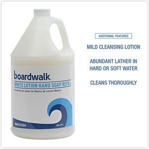Jabón Líquido con Aroma a Cereza, Botella de 1 gal - Loción Limpiadora Suave Boardwalk - Product Image 5