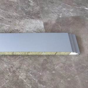 Огнеупорная изоляционная панель из минеральной ваты, Морозильная Звукоизоляционная металлическая стеновая панель - Product Image 4