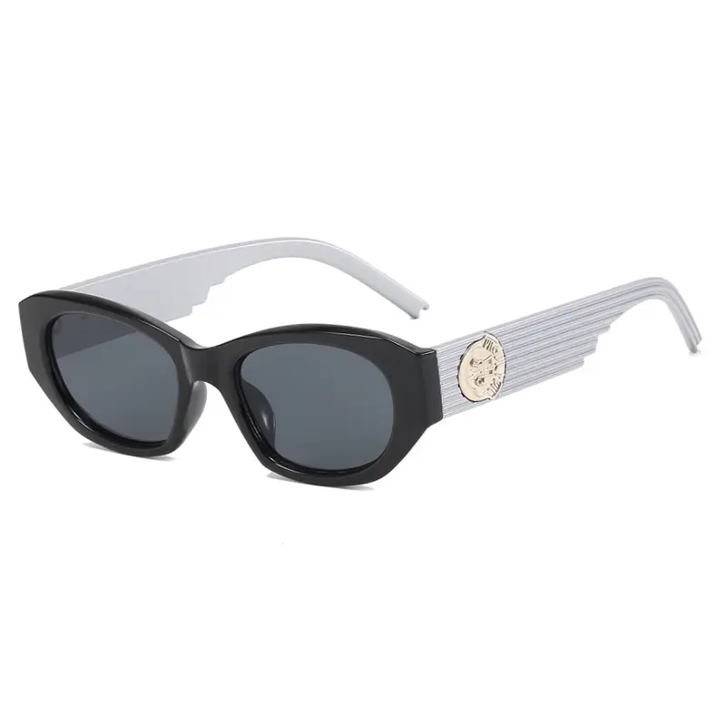 2023 नए धूप के चश्मे डिजाइनर लक्जरी फैशन महिला चश्मे के लिए रेट्रो y2k बिल्ली आंख के छोटे फ्रेम