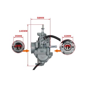 Kit de remplacement de la soupape de démarrage du <span class=keywords><strong>carburateur</strong></span> HF BENMA pour Honda XL185 1983-1984 - Product Image 4