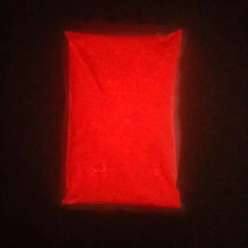 Poudre pigmentée phosphorescente rouge foncé, Pigment scintillant dans la nuit, ml