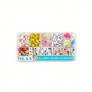 ILAN Set di Perline per Artigianato 350 Pezzi Scatola 6.8x13.2Cm - Product Image 1