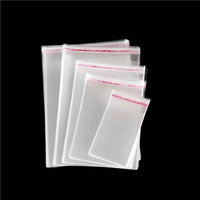 Sacs en plastique OPP BOPP transparents autocollants de haute qualité, recyclables et personnalisés pour l'emballage des vêtements