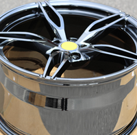 Nuevas llantas de aleación de aluminio forjado de 17 pulgadas y 25 mm en oro cepillado con patrón de pernos 6x139.7 para vehículos 4x4, ajuste universal.