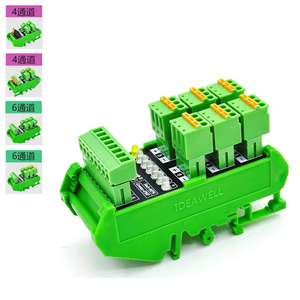 6-Wege-Näherungsschalter-Sensor-Klemmenblock 2-Draht 3-Draht SPS-Eingangsmodul Photoelektrische Adapterplatine NPN/PNP-Modul - Product Image 1