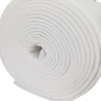 Vente en gros rouleau de ouate de couette ouate de soie de 36 pouces de large enduit de dacron collé ouate de polyester de qualité rembourrée
