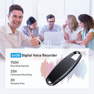Enregistreur vocal professionnel V13 à activation vocale, lecteur MP3 OTG, enregistrement audio HiFi 192 Kbps, <span class=keywords><strong>dictaphone</strong></span> pour cours, conférences, interviews - Product Image 5