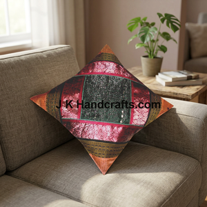 ปลอกหมอนอิงผ้าไหมตกแต่งโซฟา - Product Image 3