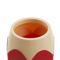 BECOL Nouveauté Grande capacité Bureau Étude Papeterie Rangement de bureau Seau de rangement mignon en forme de crayon Porte-stylo en plastique