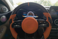 Speedometer Digital LCD Dashboard Mobil 12.3 inci untuk Benz C Class/GLC Class W205/W253 2015-2018