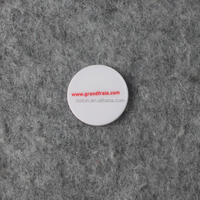 Jeton en plastique coloré personnalisé d'une pièce euro de haute qualité avec impression de logo