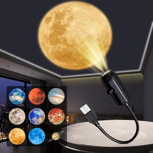 Lampe de <span class=keywords><strong>projection</strong></span> créative étoile et lune, <span class=keywords><strong>veilleuse</strong></span> d'ambiance, lumière de <span class=keywords><strong>projection</strong></span> onirique - Product Image 2