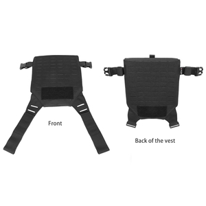 Gilet tactique multifonctionnel MOLLE CS pour exercices et combat, avec porte-plaques à dégagement rapide et découpe laser - Product Image 5