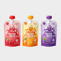 Sachets souples à bec verseur YSH en film Mylar brillant de qualité alimentaire avec buse pour jus, gelée et boissons – Emballage souple à bec verseur