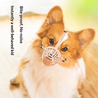 Penutup Mulut Anjing Anti Gigit Anti Menggonggong Mencegah Makan Acak Anti Lepas Masker Mulut untuk Anjing Kecil dan Sedang