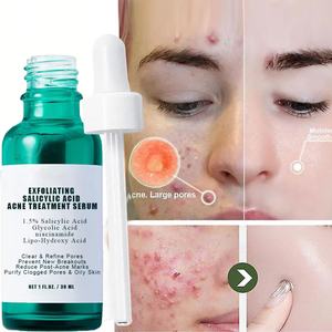 Acide salicylique acide acné sérum rétrécir les Pores exfoliant supprimer l'acné points noirs soins de la peau sérum pour le visage - Product Image 1