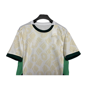 Maillots de football d'été unisexes blancs en gros à prix d'usine, respirants, à séchage rapide, à manches courtes, 100 % coton - Product Image 2